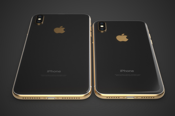 Apple iPhone X Gold Concept Design