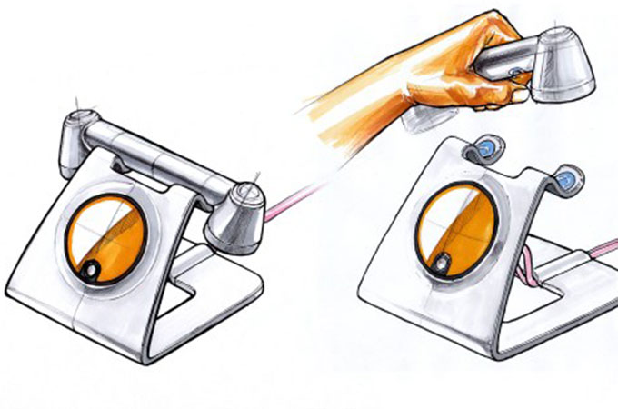 Dreyfuss Landline Phone Concept Design