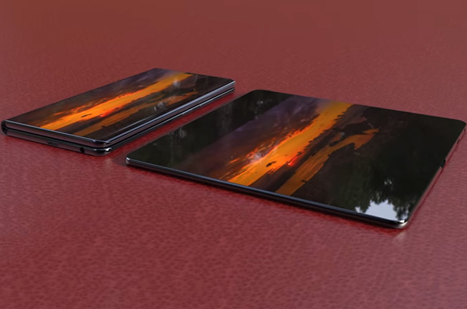 Huawei Mate X Foldable Smartphone Concept Design