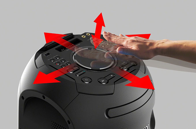 Sony's audio speakers MHC-V42D