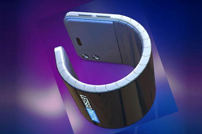 Samsung bendable smartphone concept design