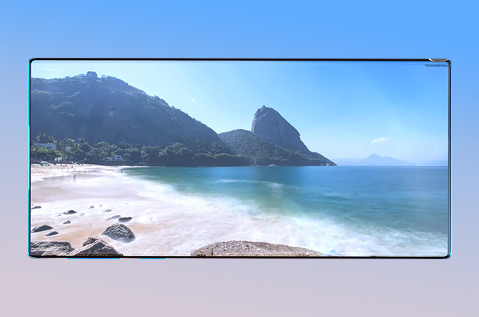 Samsung Galaxy Wing Bezeless Concept