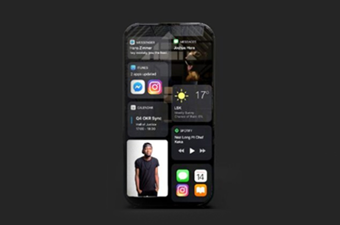 iPhone 14 With Rotating Display Concept