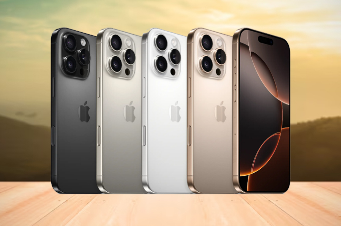 iPhone 16 Pro Color Variants Images