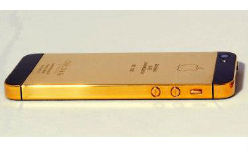 World’s First 24 Karat Gold Plated iPhone 5 