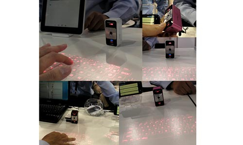 Hologram keyboard iphone