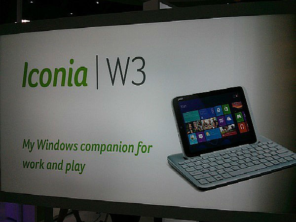 ஏஸர் ஐகோனியா w3