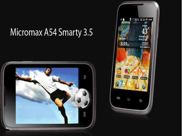 Micromax A54 Smarty 3.5