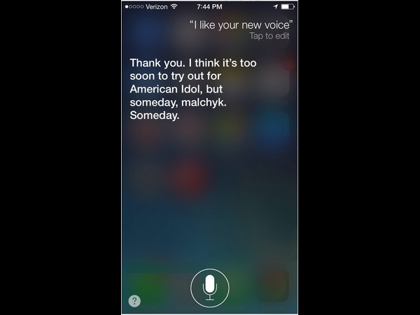 Apple siri