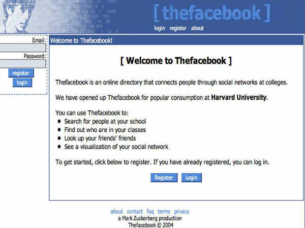 பெரும் வெப்சைட்டுகளின் பழைய பக்கங்கள்....