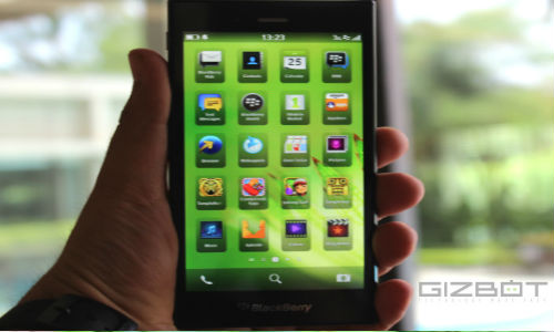 பிளாக்பெரி இசட்3 முக்கிய ஆப்ஷன்கள் 