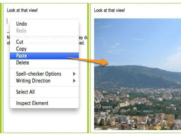 Copy and Paste Image Directly Into Messages 