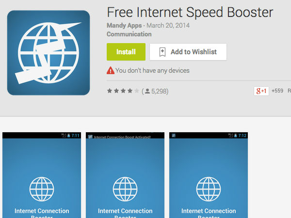 Free Internet Speed Booster 