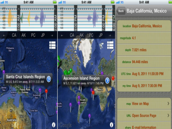 Quakes Earthquake Notifications 