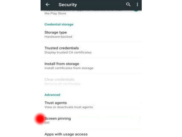 ஸ்கிரீன் பின்னிங்