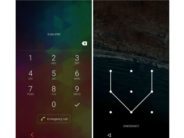 லாக் ஸ்கிரீன் செக்யூரிட்டி
