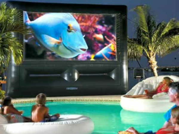 இன்ஃப்லேடட் ஹை எண்ட் ஹோம் தியேட்டர் :