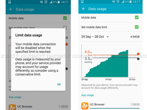டேட்டா லிமிட்