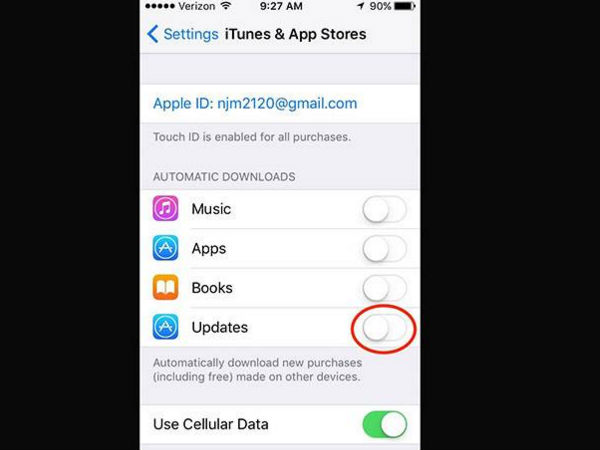 ஆட்டோ ஆப் அப்டேட்ஸ்