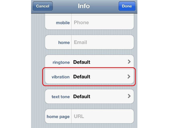 கஸ்டம் வைப்ரேஷன்