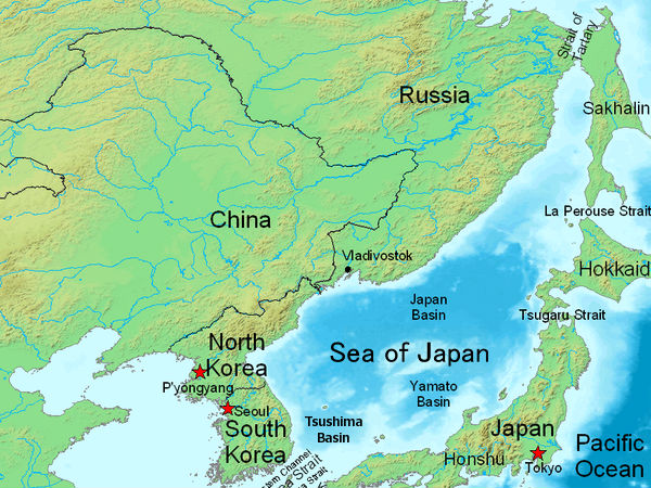 கிழக்கு கடல் :