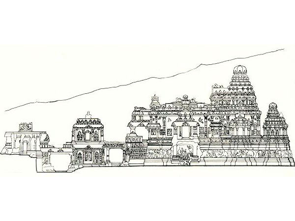 Индия схема. Храм Кайласанатха планы. Рисунок храмы Эллоры. Храм Кайласа. Кайласанатха Эллора план. Храм Кайласанатха в Элуре. План..