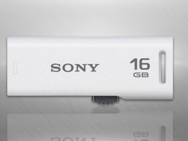 Sony Microvault 16GB Pen Drive (White) 	PC 	 	 	
