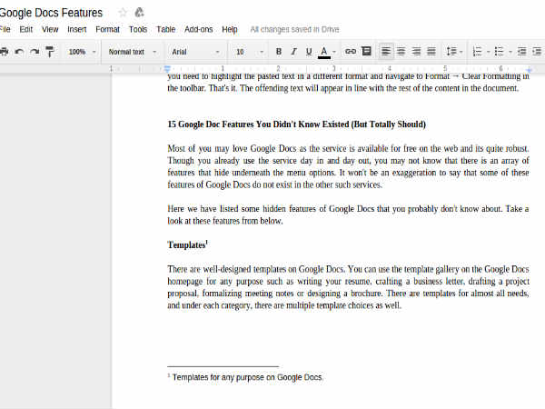 ஃபுட்நோட்ஸ் (Footnotes):