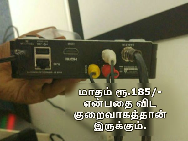 தோராயமாக மாதம் ரூ.185/-