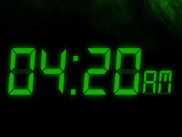 ஒவ்வொரு நாளும் அதிகாலை 4:20 மணிக்கு