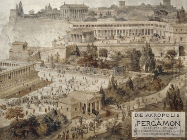 பண்டைய கிரேக்கத்தில் முதல் வெர்டிகல் ஷவர் (கிமு 2 ஆம் நூற்றாண்டின் ஆரம்பம்)