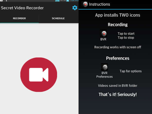 இரகசிய வீடியோ ரெக்கார்டிங் : உஷார் மக்களே.!