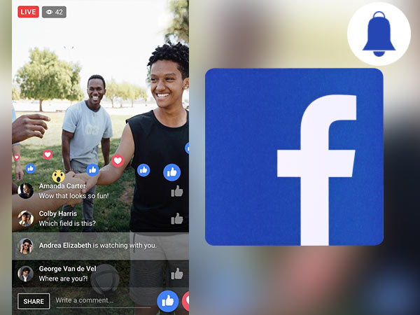 பேஸ்புக் லைவ் அறிவிப்புகள்