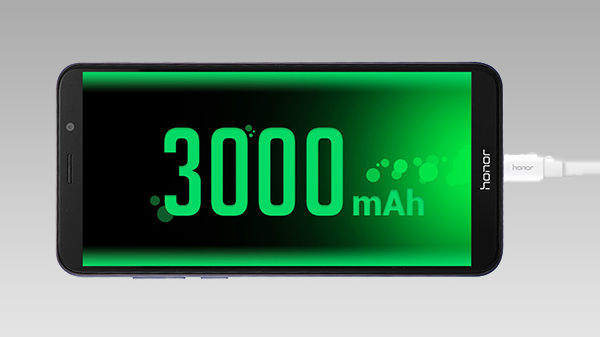 ஆண்ட்ராய்டு 8.0 ஓரியோ, 3000mAh பேட்டரி :