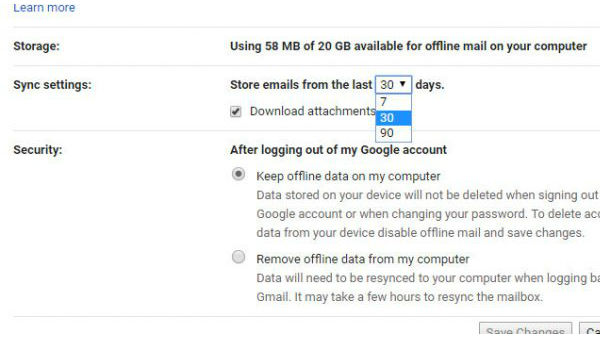 1. உங்கள் லேப்டாப்பில் எத்தனை நாட்களுக்கு மெசேஜ்கள் சேகரிக்கபிபட வேண்டும்.?