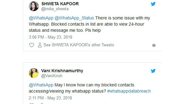 ட்விட்டர் வழியாக பயனர்கள் புகார்.!