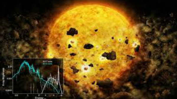 பூமியிலிருந்து சுமார் 450 ஓளியாண்டுகளின் தூரத்தில்