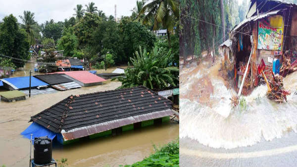 வீடுகள் நீரில் மூழ்கின: 