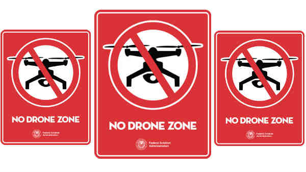 ட்ரோன் அனுமதி எல்லை