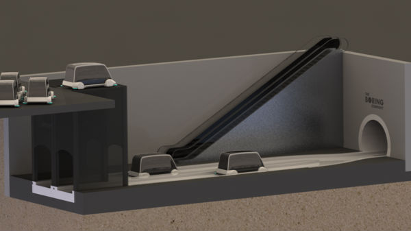 நகரத்தைப் பாதிக்காத வகையில் 30 அடி ஆழத்தில்