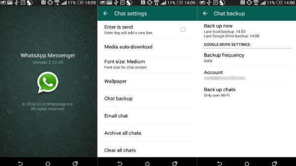 வாட்ஸ் ஆப் தகவல்களை கூகுள் ட்ரைவில் பேக் அப் செய்துவது எப்படி?