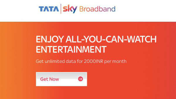 சத்தமில்லமால் பிராட்பேண்ட் சேவையை துவங்கிய டாடா ஸ்கை.!