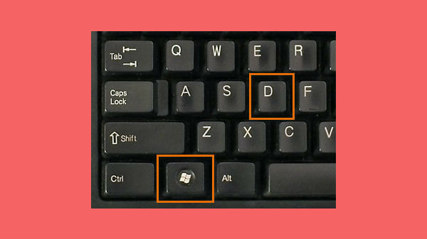  6.Win+D: