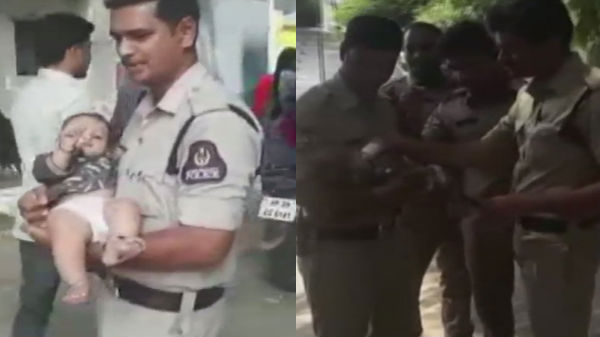  தாய் போல பார்த்து கொண்ட காவல்துறை அதிகாரிகள்