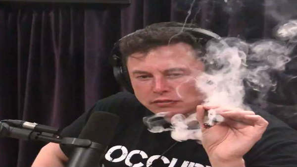 கஞ்சா குடிக்கி எலான் மஸ்க்: 