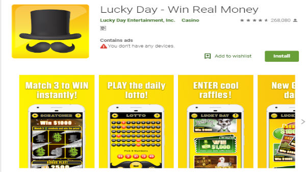 11. லக்கி டே ஆப்: