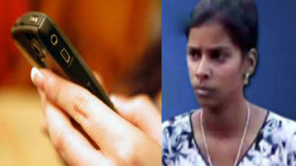 செல்போன் உடன்  வலம்  வந்தார்: