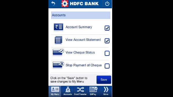  ஹெச்.டி.எப்.சி மொபைல் அப்ளிகேஷன் 