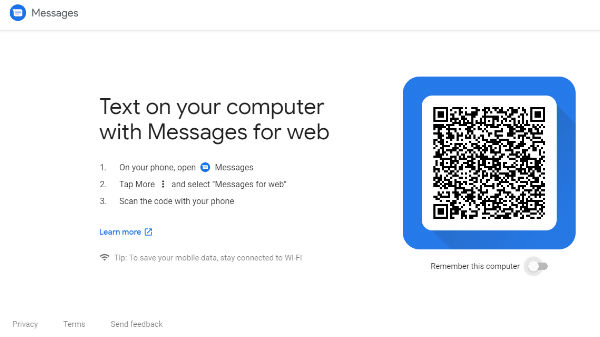 மெசேஜ் ஃபார் வெப் 