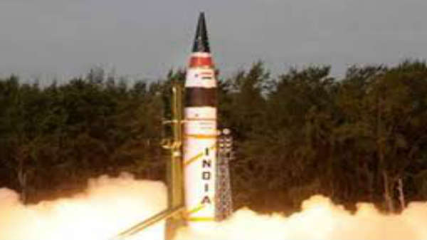 ஏவுகணை சோதனை: 